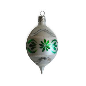 Kerstbal Reflector Klein Groen-Geel