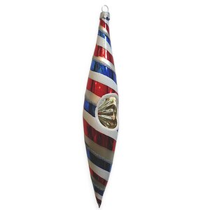 Kerstbal Reflector Pegel Swirl