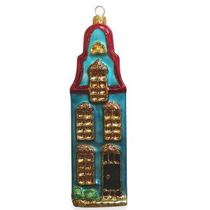 Christmas Decoration Little House Blue