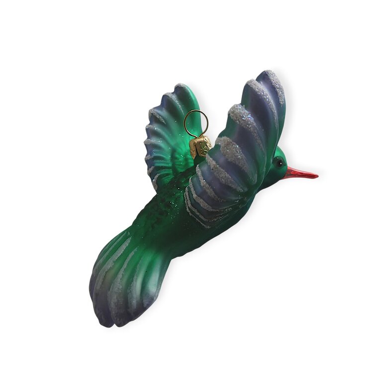 Christmas Ornament Hummingbird Green