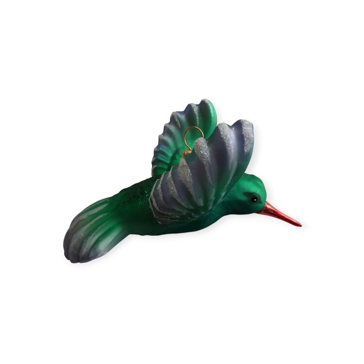 Christmas Ornament Hummingbird Green