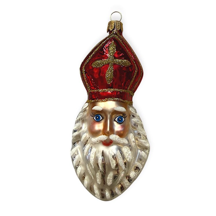 Christmas Ornament St Nicholas Face