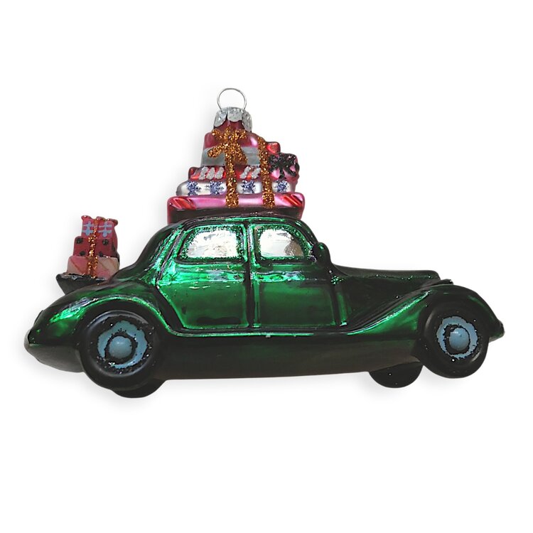 Christmas Decoration Car with Christmas Shopping