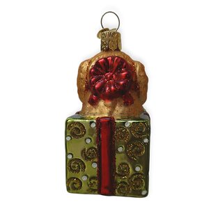 Kerstbal Doodle Puppy Cadeautje