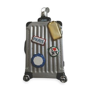 Christmas Decoration Rolling Suitcase