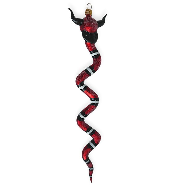 Christmas Ornament Devil Snake