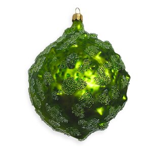 Kerstbal Kastanje Open Groot