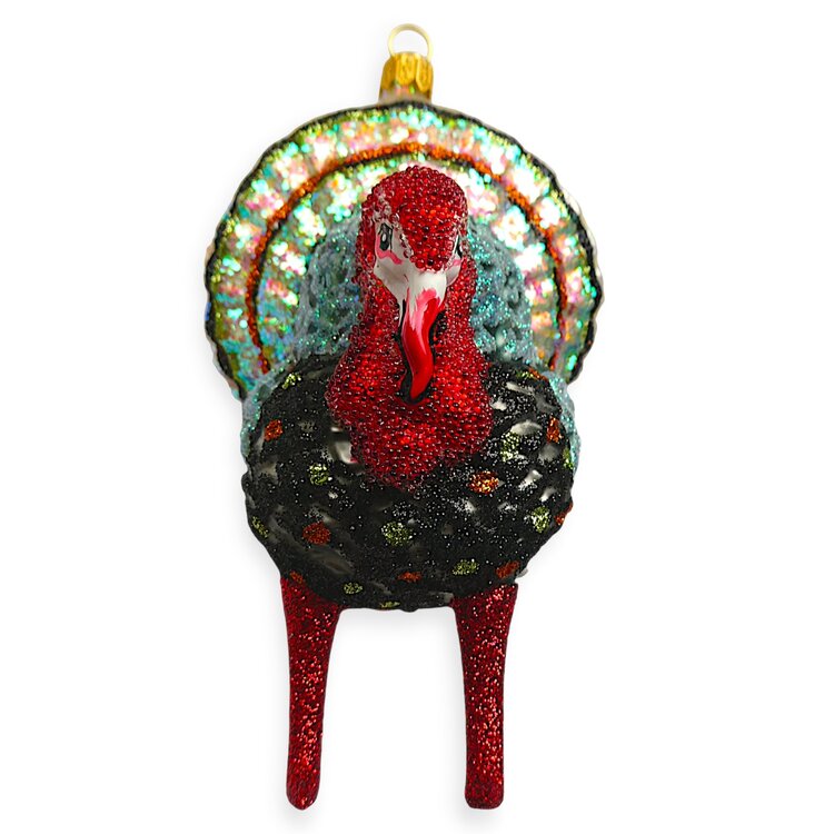 Kerstbal Kalkoen Groot