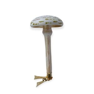 Christmas Clip White Mushroom