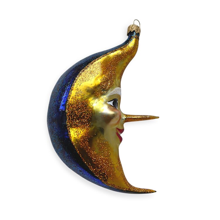 Christmas Ornament Half Moon