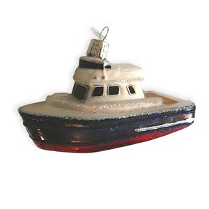 Christmas Ornament Charter Boat