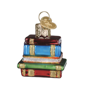 Christmas Decoration Stack of Books Mini