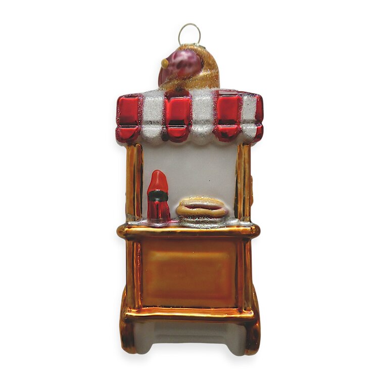 Christmas Ornament Hot Dog Stand