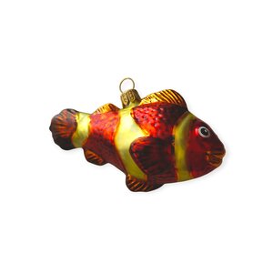 Christmas Ornament Fish Red-Yellow