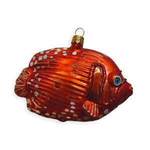 Kerstbal Tropische Vis Rood