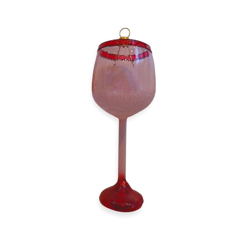 Kerstbal Wijnglas