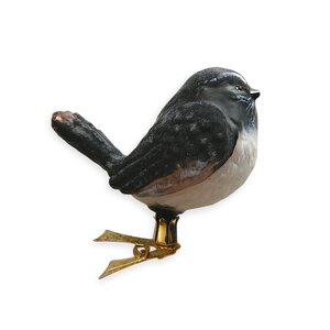 Christmas Ornament Happy Long-Tailed Tit
