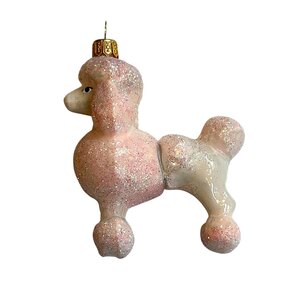 Christmas Ornament Little Pink Poodle