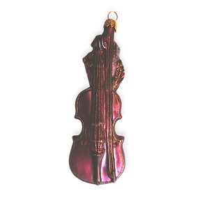 Christmas Ornament Violin with Bow