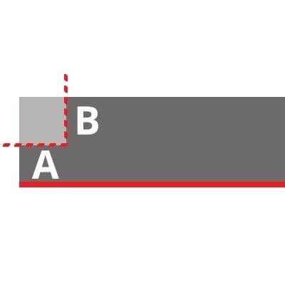 Ausklinkung links