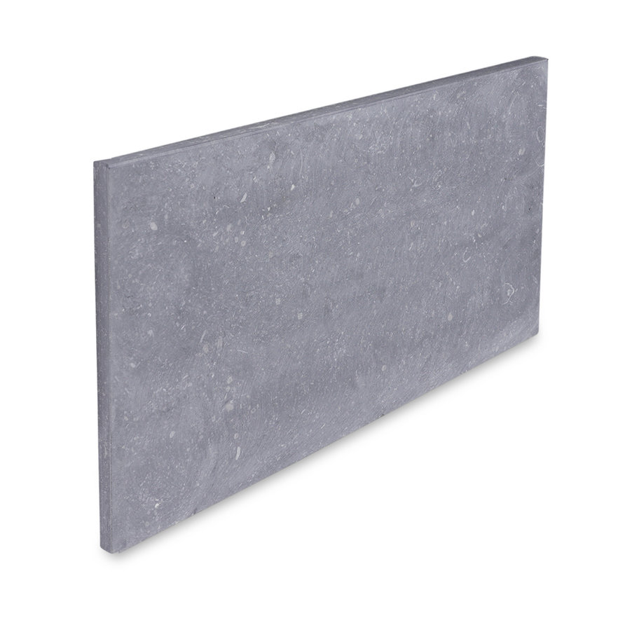 Fassadenplatte - Blaustein (naturstein) leicht geschliffen - 2cm stark -  Kompositprofi