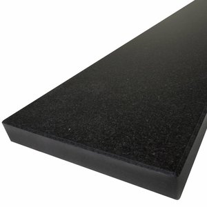 Fensterbank innen - Nero Assoluto Granit - poliert - 2 cm stark