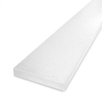 Türschwelle innen - Marmorkomposit poliert - Bianco weiß - 2 cm stark