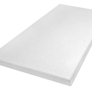 Platte - Marmorkomposit poliert - Bianco weiß - 2 cm stark