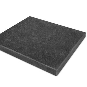 Pfeilerabdeckplatte - FLACH - Nero Assoluto Granit - geflammt - 3 cm stark