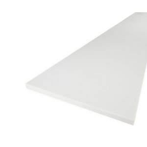 Fensterbank innen - Marmorkomposit poliert - Weiß - 1,2 cm stark