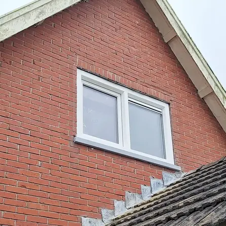 Fensterbank außen - mit SCHRÄGUNG - Belgischer Blaustein - grob geschliffen - 8 cm stark - Tropfkante Außenfensterbänke (Sohlbank) - Naturstein - Nach Maß