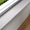 Fensterbank innen - Marmorkomposit poliert - Terrazzo weiß - 2 cm stark - Innenfensterbänke (Fenstersims) Kunststein / Komposit - Agglo Marmor / Gussmarmor - Nach Maß