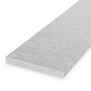 Fensterbank innen - Marmorkomposit poliert - Marmor Optik Hellgrau - 2 cm stark