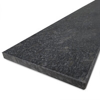 Fensterbank innen - Steel Grey Granit - geledert - 2 cm stark