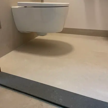 Türschwelle innen - Quarz-Komposit - leicht geschliffen - Betonoptik Grau - 2 cm stark - graue Betonimitation Bodenschwelle Innentür - Kunststein / Komposit - Quartskomposit / Quarzverbund - nach Maß