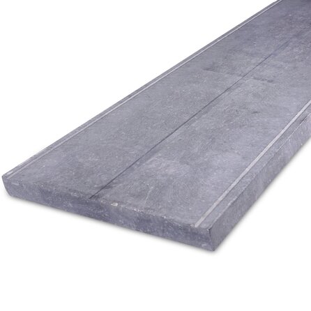 Mauerabdeckplatte außen - FLACH - Belgischer Blaustein (grob) geschliffen - 8 cm stark - Mauerabdeckung / Mauerabschluss / Mauerstein Abdeckplatte mit Tropfkante (für Gartenmauer) - Naturstein - Nach Maß Mauerabdeckplatte außen - FLACH - Belgischer Blaustein (grob) geschliffen - 8 cm stark - Mauerabdeckung / Mauerabschluss / Mauerstein Abdeckplatte mit Tropfkante (für Gartenmauer) - Naturstein - Nach Maß