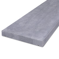 Mauerabdeckplatte - FLACH - Blaustein (grob) geschliffen - 4 cm stark