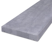 Mauerabdeckplatte - FLACH - Blaustein (grob) geschliffen - 5 cm stark