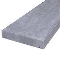 Mauerabdeckplatte - FLACH - Blaustein (grob) geschliffen - 6 cm stark
