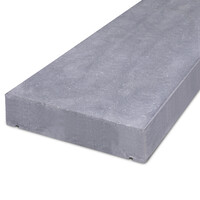 Mauerabdeckplatte - FLACH - Blaustein (grob) geschliffen - 8 cm stark