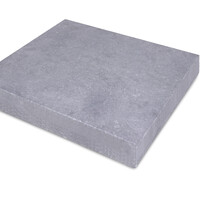 Pfeilerabdeckplatte - FLACH - Blaustein (grob) geschliffen - 6 cm stark