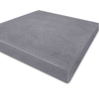 Pfeilerabdeckplatte - FLACH - Blaustein leicht geschliffen - 6 cm stark