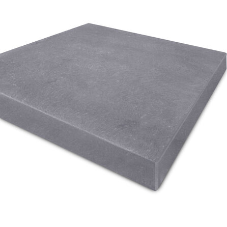 Pfeilerabdeckplatte außen - FLACH - Belgischer Blaustein - leicht geschliffen - 6 cm stark - Pfeilerabdeckung / Pfosten-Abschluss / Säulenabdeckung (für Mauerpfeiler) - Naturstein - Nach Maß Pfeilerabdeckplatte außen - FLACH - Belgischer Blaustein - leicht geschliffen - 6 cm stark - Pfeilerabdeckung / Pfosten-Abschluss / Säulenabdeckung (für Mauerpfeiler) - Naturstein - Nach Maß