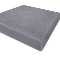 Pfeilerabdeckplatte - FLACH - Blaustein leicht geschliffen - 8 cm stark