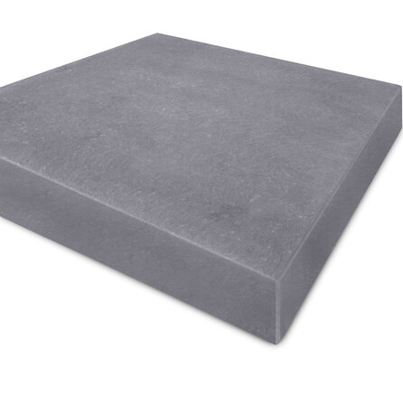 Pfeilerabdeckplatte außen - FLACH - Belgischer Blaustein - leicht geschliffen - 8 cm stark - Pfeilerabdeckung / Pfosten-Abschluss / Säulenabdeckung (für Mauerpfeiler) - Naturstein - Nach Maß Pfeilerabdeckplatte außen - FLACH - Belgischer Blaustein - leicht geschliffen - 8 cm stark - Pfeilerabdeckung / Pfosten-Abschluss / Säulenabdeckung (für Mauerpfeiler) - Naturstein - Nach Maß