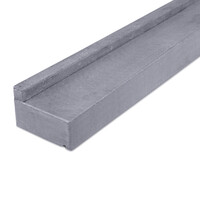 Fensterbank außen - FLACH - Blaustein (grob) geschliffen - 5 cm stark