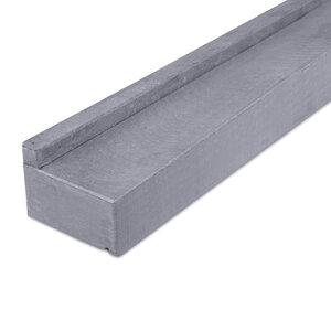 Fensterbank außen -  FLACH - Blaustein (grob) geschliffen - 6 cm stark