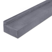 Fensterbank außen - FLACH - Blaustein leicht geschliffen - 5 cm stark