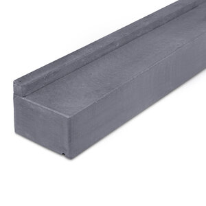 Fensterbank außen -  FLACH - Blaustein leicht geschliffen - 8 cm stark