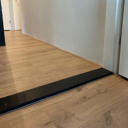 Muster / Materialmuster - Marmorkomposit poliert - Blaustein Optik - 10x5x2 cm - Kunststein (Komposit) - Agglo Marmor / Gussmarmor